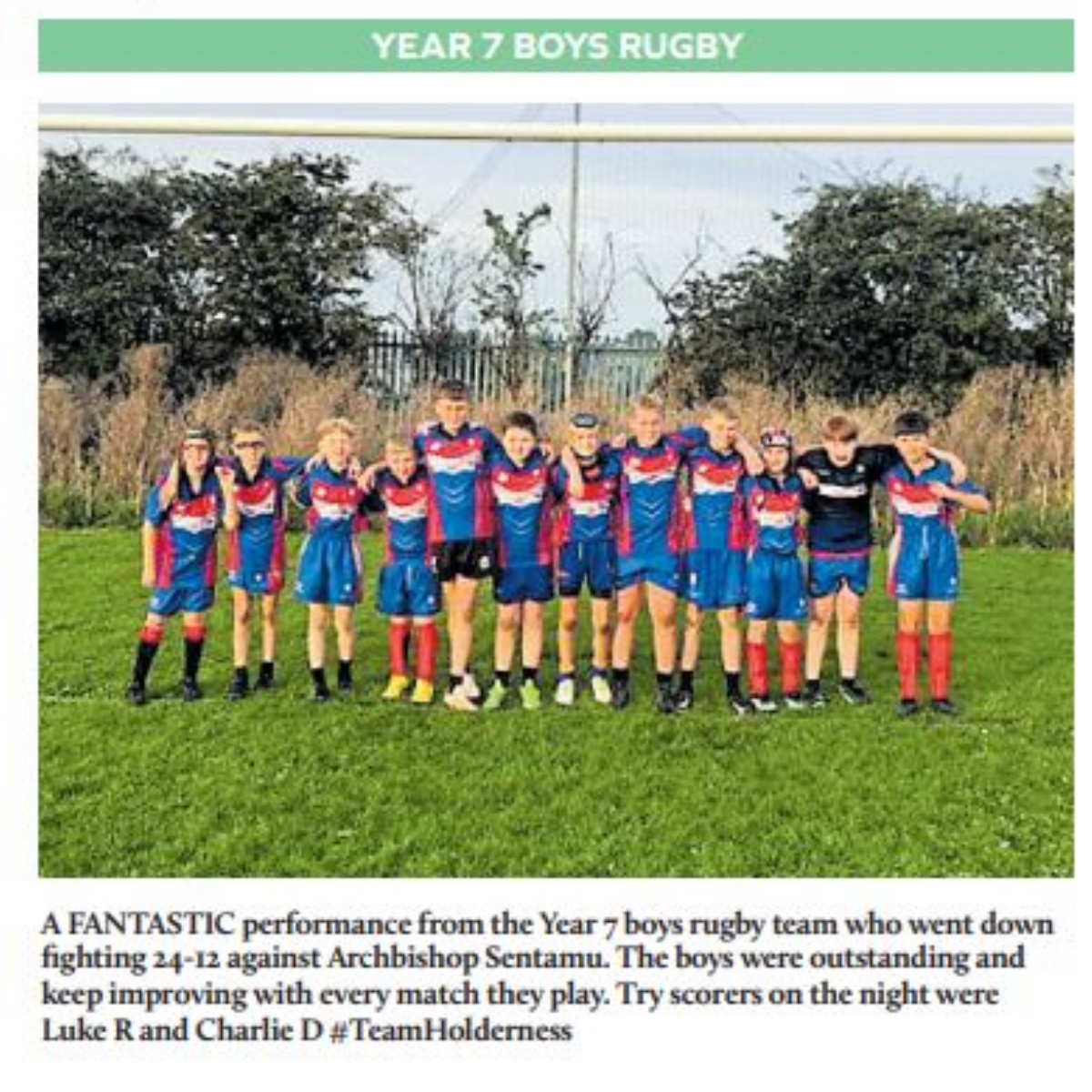 Sports News! Holderness Academy